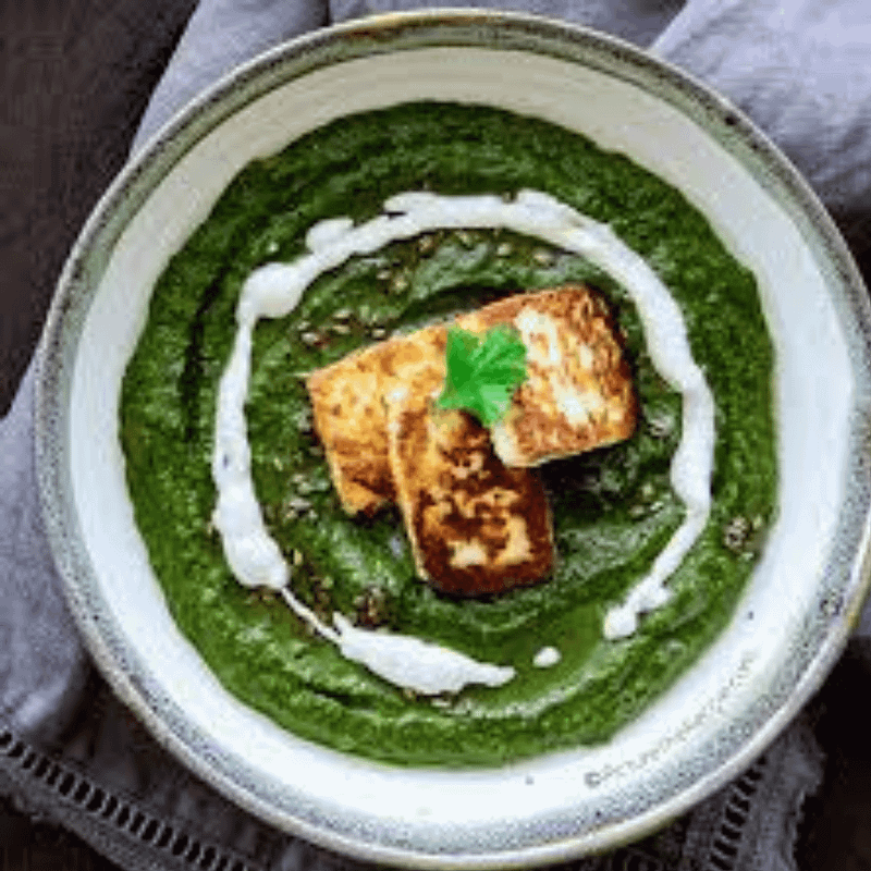 Deliciously Creamy Palak Paneer